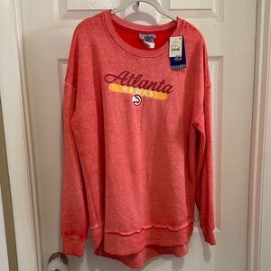 NWT, NBA ❤️Atlanta Hawks Women's Red Sweatshirt